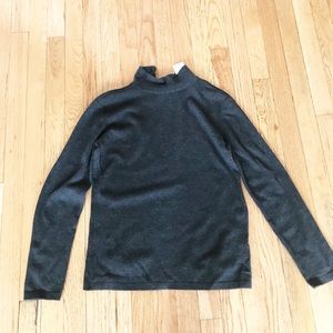 Escada Gray Mock Neck Turtlneck Wool Blend 34